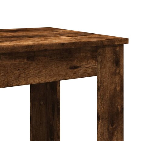 Bartafel 102x50x103,5 cm bewerkt hout gerookt eikenkleurig 7
