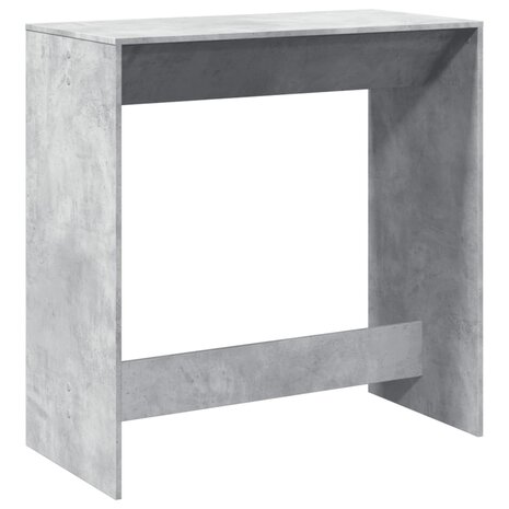Bartafel 102x50x103,5 cm bewerkt hout betongrijs 6