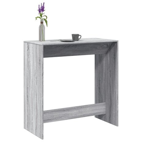 Bartafel 102x50x103,5 cm bewerkt hout grijs sonoma eikenkleur 1