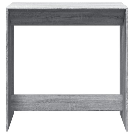 Bartafel 102x50x103,5 cm bewerkt hout grijs sonoma eikenkleur 4