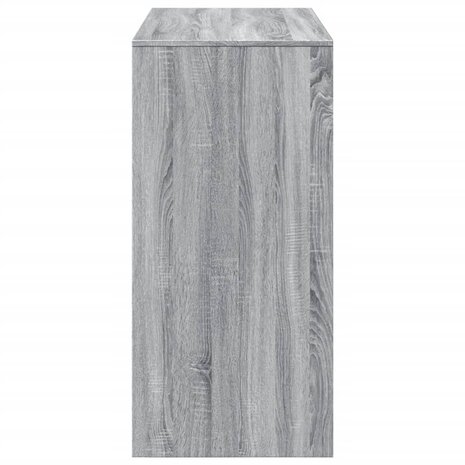 Bartafel 102x50x103,5 cm bewerkt hout grijs sonoma eikenkleur 5