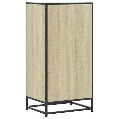 Schoenenrek 48x38x97,5 cm bewerkt hout sonoma eikenkleurig 6