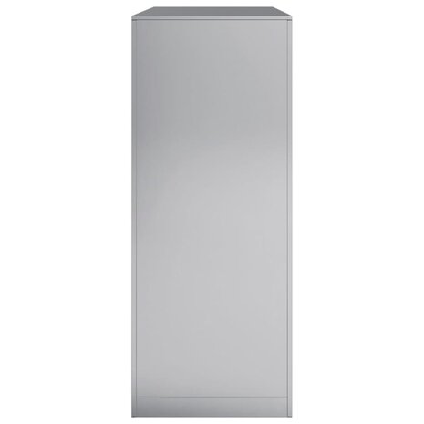 Haardhoutrek 100x40x100 cm gegalvaniseerd staal 5