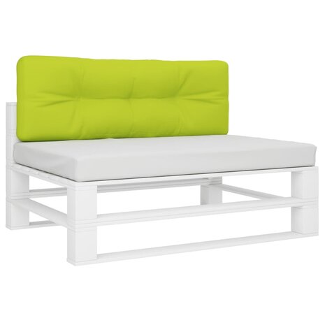Palletkussen 120x40x12 cm stof heldergroen 3