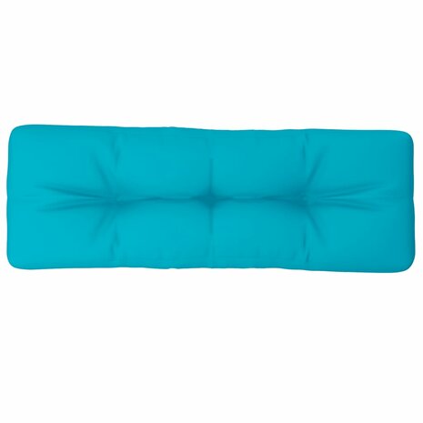 Palletkussen 120x40x12 cm stof turquoise 4