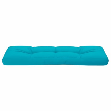 Palletkussen 120x40x12 cm stof turquoise 5