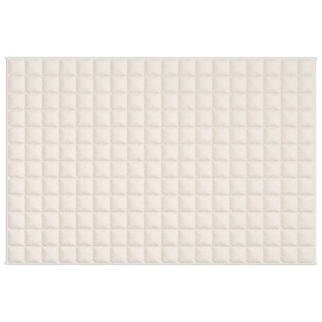 Verzwaringsdeken 120x180 cm 5 kg stof lichtcrèmekleurig 3