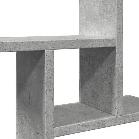 Wandschappen 2 st 50x12x50 cm bewerkt hout betongrijs 8