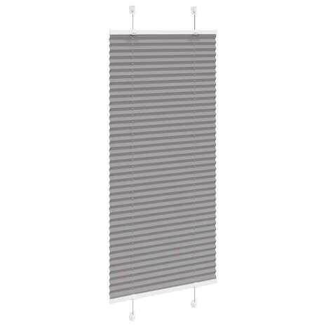 Plissé rolgordijn 60x100 cm stofbreedte 59,4 cm antraciet 3