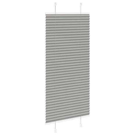 Plissé rolgordijn 60x100 cm stofbreedte 59,4 cm antraciet 4