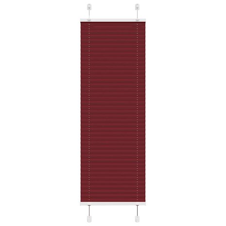 Plissé rolgordijn 40x150 cm stofbreedte 39,4 cm bordeauxrood 1