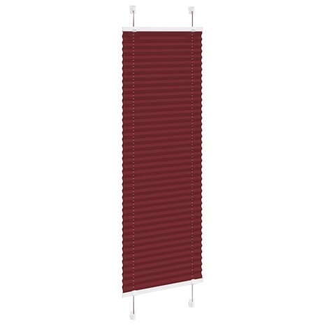 Plissé rolgordijn 40x150 cm stofbreedte 39,4 cm bordeauxrood 3