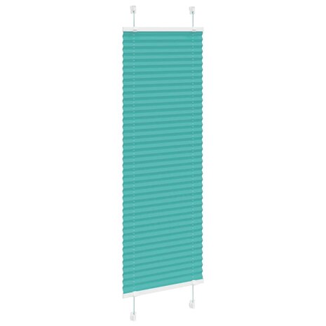 Plissé rolgordijn 40x150 cm stofbreedte 39,4 cm petrol groen 3