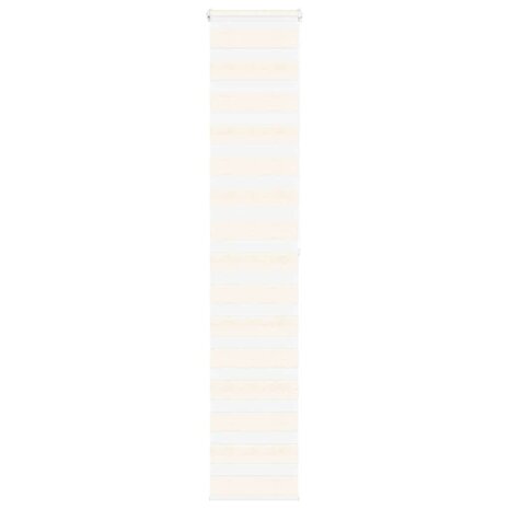 Zebra rolgordijn 45x200 cm stofbreedte 40,9 cm marmerbeige 1