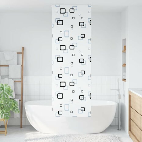 Doucherolgordijn 70x240 cm stofbreedte 66 cm 2