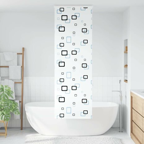 Doucherolgordijn met cassette 70x240 cm stofbreedte 66 cm 2