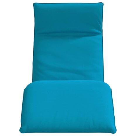 Ligstoel inklapbaar 175x54x8,5 cm oxford stof lichtblauw 4