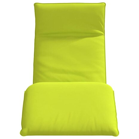 Ligstoel inklapbaar 175x54x8,5 cm oxford stof heldergroen 4
