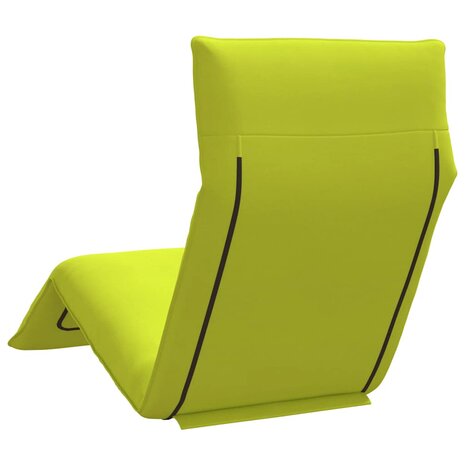 Ligstoel inklapbaar 175x54x8,5 cm oxford stof heldergroen 6