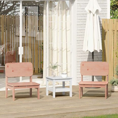 Tuinstoelen 2 st 60x52,5x72 cm massief douglashout 1