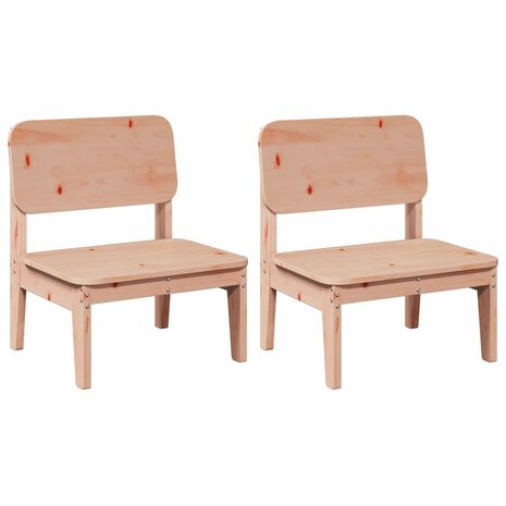 Tuinstoelen 2 st 60x52,5x72 cm massief douglashout 2