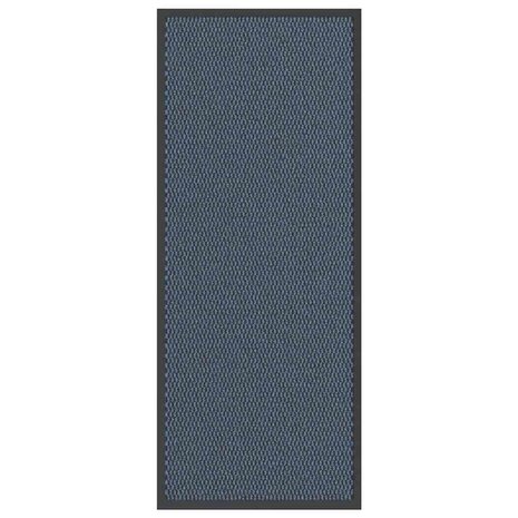 Deurmat 60x150 cm blauw 1