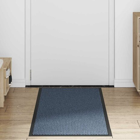 Deurmat 60x150 cm blauw 2
