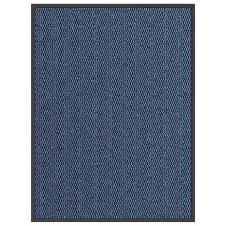 Deurmat 90x120 cm blauw 1