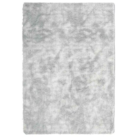 Hoogpolig vloerkleed NAVARRA 120x170 cm polyester lichtgrijs 2