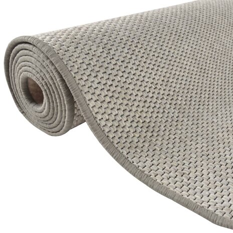 Tapijtloper 50x200 cm sisal-look taupe 5
