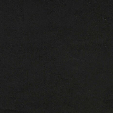 Driezitsbank 180 cm fluweel zwart 8