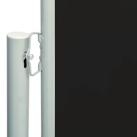 Tuinscherm uittrekbaar 117x600 cm zwart 3
