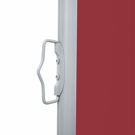 Windscherm uittrekbaar 100x600 cm rood 5