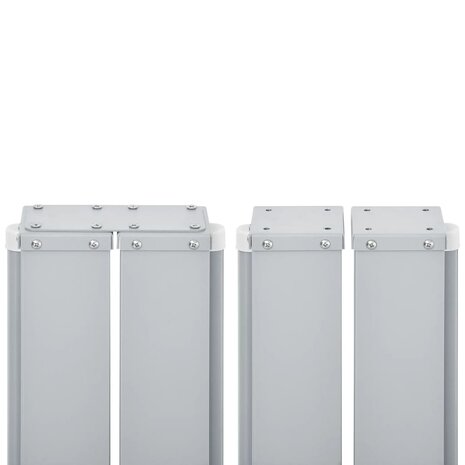 Windscherm uittrekbaar 100x600 cm rood 8