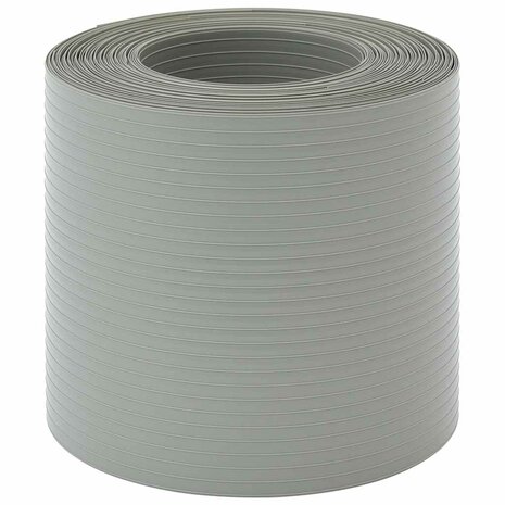 Tuinschermen 10 st 252,5x19 m PVC steengrijs 3