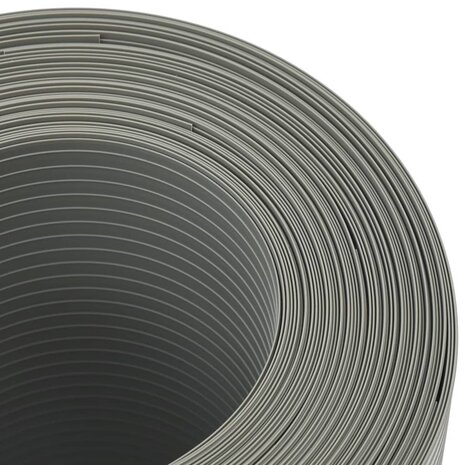 Tuinschermen 10 st 252,5x19 m PVC steengrijs 4