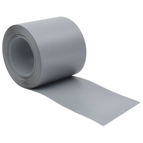 Tuinschermen 10 st 252,5x19 m PVC grijs 2