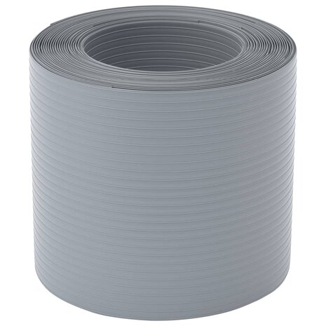 Tuinschermen 10 st 252,5x19 m PVC grijs 3