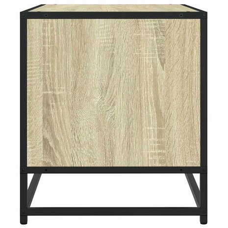 Tv-meubel 61x40x46 cm bewerkt hout metaal sonoma eikenkleurig 5