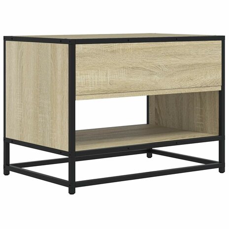 Tv-meubel 61x40x46 cm bewerkt hout metaal sonoma eikenkleurig 6