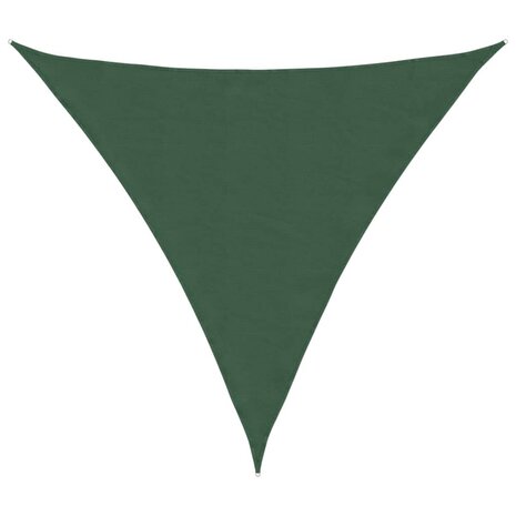 Zonnescherm driehoekig 3x3x3 m oxford stof donkergroen 2