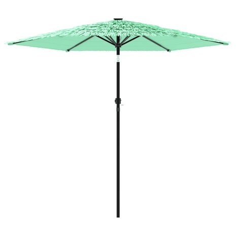 Parasol met stalen paal 223x223x213 cm groen 4