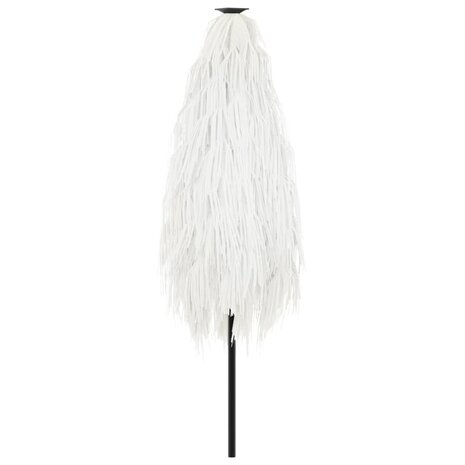 Parasol met stalen paal 223x223x213 cm wit 6