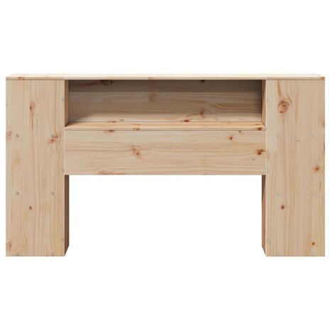 Hoofdbord met opbergruimte 140 cm massief grenenhout 4