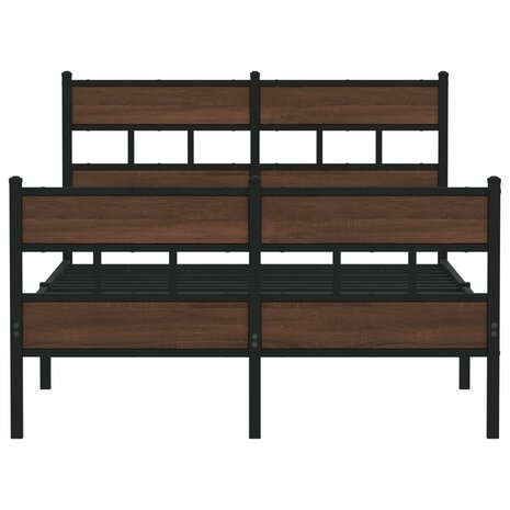 Bedframe met hoofdbord en voetbord zonder matras 120x190 cm 4