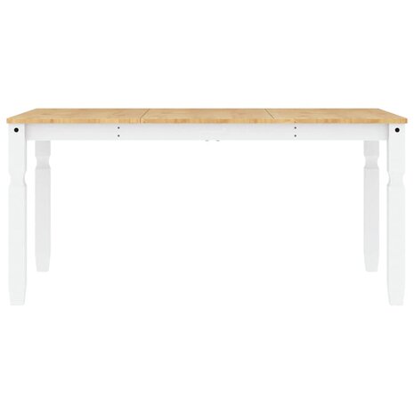 5-delige Eethoek Panama massief grenenhout wit 9