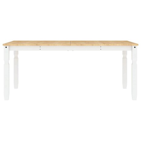 5-delige Eethoek Panama massief grenenhout wit 9