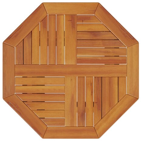 Tuintafel inklapbaar Ø60x75 cm massief acaciahout 7