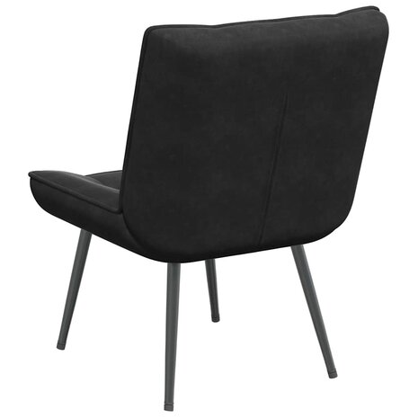 Relaxstoel 64x74x84 cm fluweel zwart 6