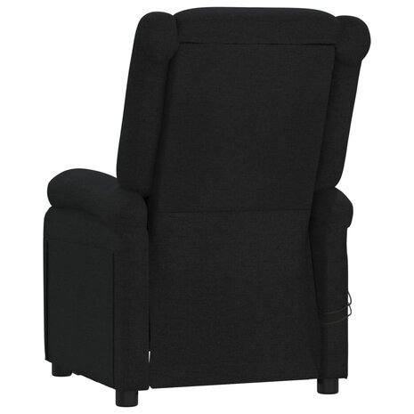 Massagestoel elektrisch stof zwart 6